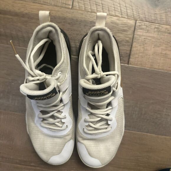 Nike Max Impact Mid Top Men's Size 8.5 White, Metallic Gold, Black CZ8771-100 - Picture 3 of 10